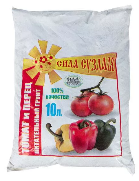 Питательный грунт "Сила суздаля" томат и перец 10 л: фото и описание